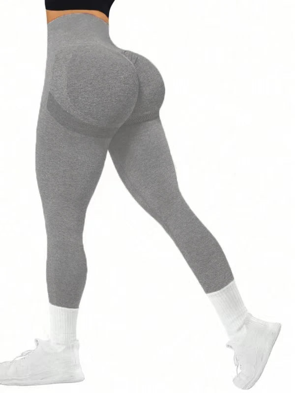 Seamless High Waist Yoga Capri Pants | Multi-Color