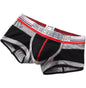 Men's Sexy Cotton Boxer Briefs | U-Pouch Contrast Color
