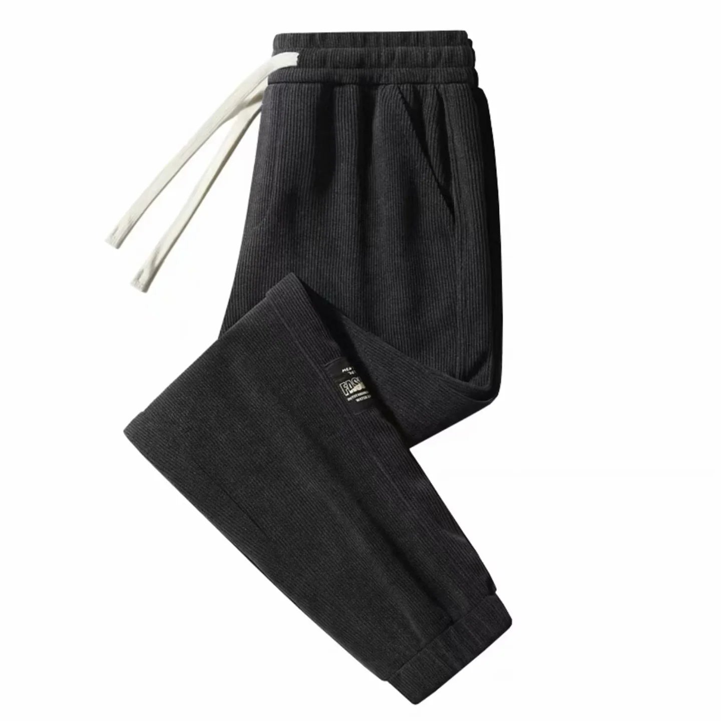 Thiened Corduroy Sports Sweatpants Men's Casual Pants Winter Resistant to Dirt And Wear Strip Velvet Workwear Trousers
