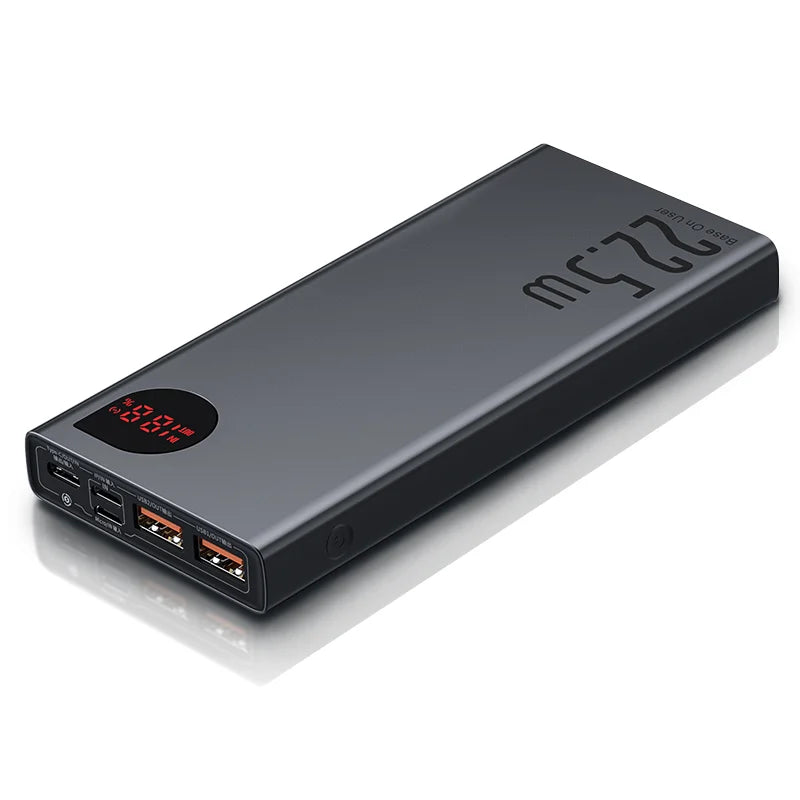 Baseus Powerbank 10000mAh mit 22,5W PD Schnellladung Powerbank Tragbares Akkuladegerät für iPhone 16 15 14 13 Pro Max Xiaomi