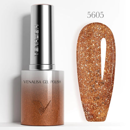 Venalisa TPO Free Hema Free 10ml Winter Nails Warm Coffee Cat Eye Nail Gel Polish Magnet Soak Off UV LED Semi Permanent Nail Gel