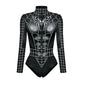 Spiderman Ganzkörperanzug für Damen und Herren, Captain Superheld Overall, 3D-Druck, Langarm Badeanzug, Halloween Karneval Cos
