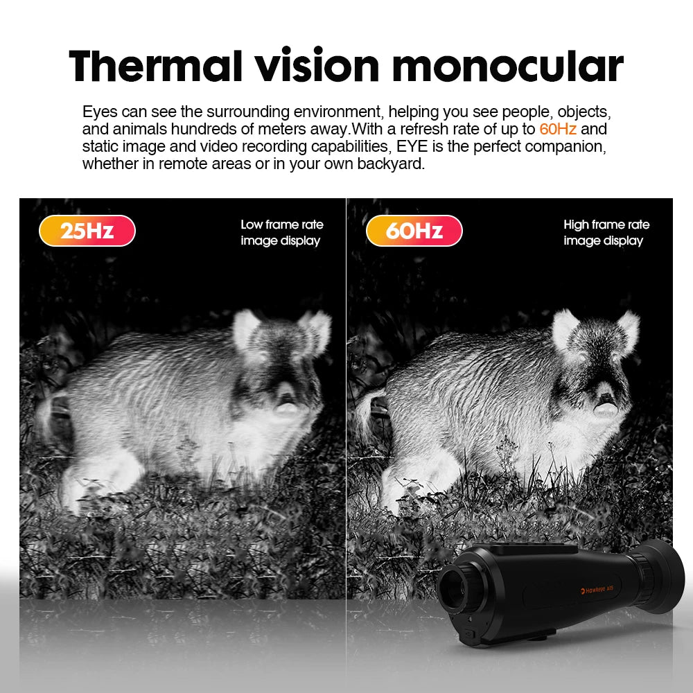 GTMEDIA Thermal Imager AI15 Hunting Thermal Imaging Monocular Affordable Night Vision Scope Infrared Thermal Camera Telescope