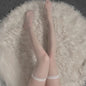 Sweet Over Knee Long Socks Women Girls Lolita Bowknot Thigh High Stockings Punk Lace Mesh Legging Hollow Fishnet Pantyhose