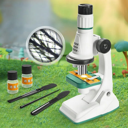Kids Pocket Microscope Kit 200x–1200x | STEM Science Toy