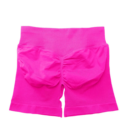 Women's 4.5" Biker Shorts | Scrunch Butt Seamless Yoga Gym Leggings