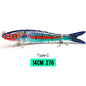 VTAVTA 10/14cm Sinking Wobblers Fishing Lures Jointed Crankbait Swimbait 8 Segment Hard Artificial Bait For Fishing Tackle Lure