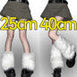 1/2Pairs Artificial Fur Plush Leg Warmers Women Autumn Winter Thermal Long Socks Girls Fashion Japanese Knee-length Stockings