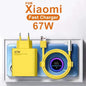 Original 67W 6A USB Super Fast Charging Charger Adapter For Xiaomi Mi 12 11 Type C Cable POCO X5 X4 Pro Redmi Note 10 11 Charge