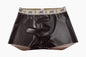 Herren Fetisch Latex Höschen Gummi Boxershorts Peniskondom Unterwäsche Kondom Cock Pouch Shorts Sexy Unterhosen für Herren