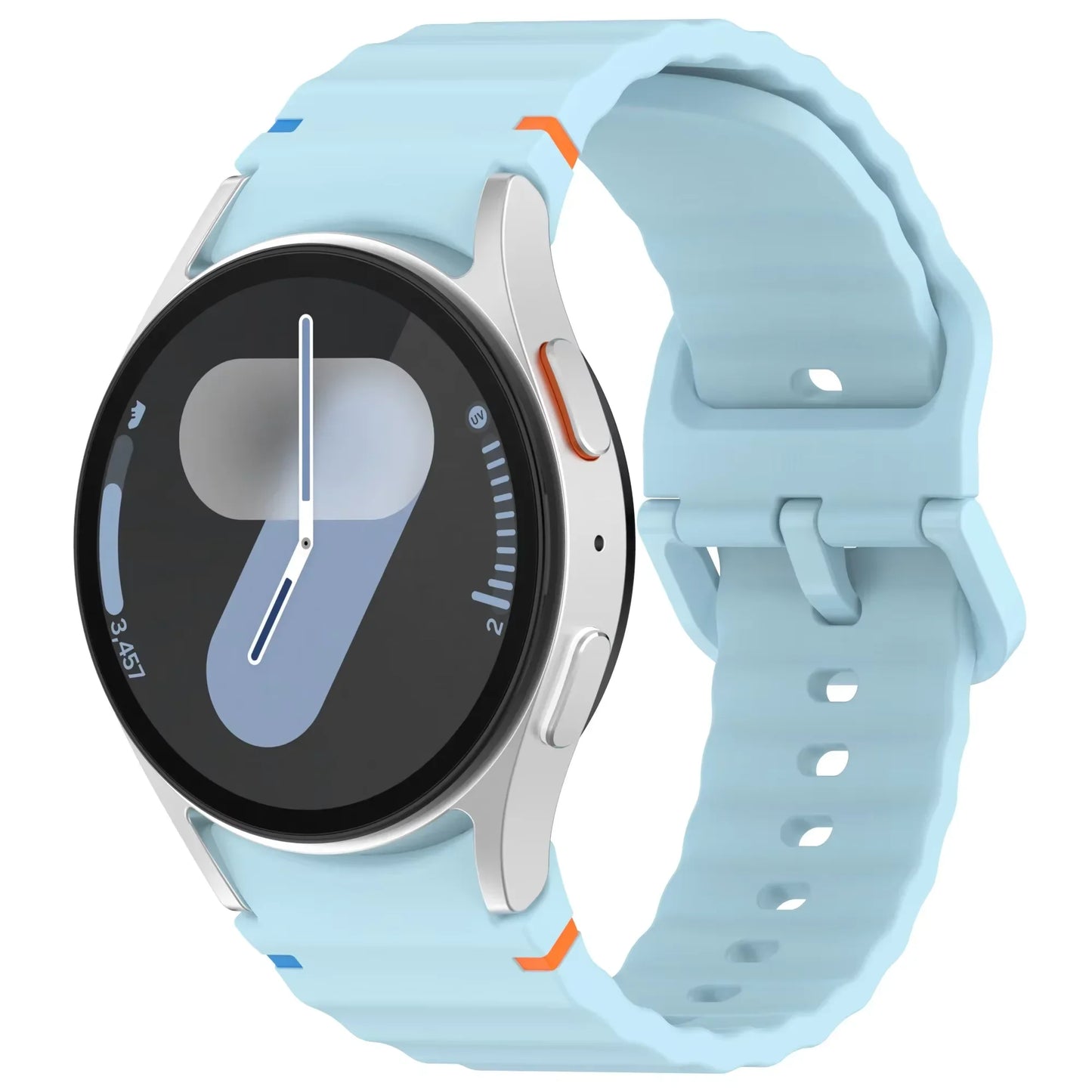 Silicone Strap for Samsung Galaxy Watch7 6 5 4 44mm 40mm Sports Watches Instead of Bracelets for 6/4 Classic 47mm 46mm 43mm 42mm