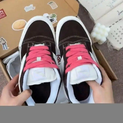 Ultraleichte sportliche Freizeitschuhe Unisex Canvas Flats Vielseitige Slip-On-Sneaker für Jugendliche mit runder Zehenpartie und EVA-Außensohle