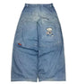 American Fashion Hip Hop Joker Oversized Jeans Women Street Y2K New Clearance Spot Hot Mopping Wide-leg Pants Unisex Loose Jeans