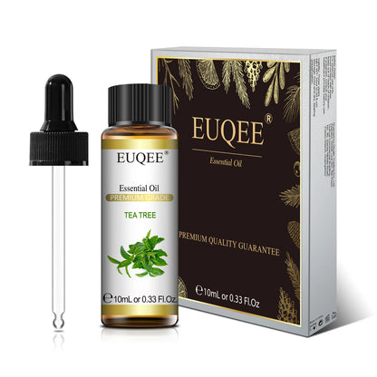 EUQEE 10ml Reines Natürliches Ätherisches Öl Lavendel Jasmin Eukalyptus Vanille Sandelholz Süße Orange Zitrone Oregano Neroli Duft