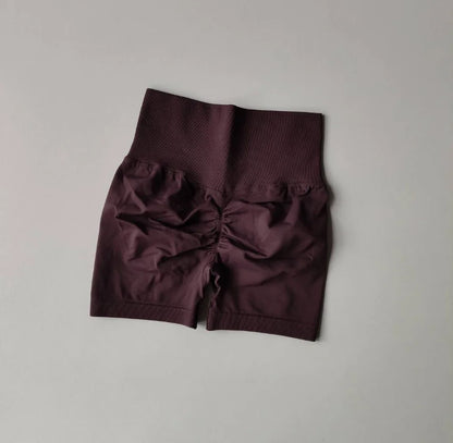 Damen-Sporthose mit Pfirsich-Po-Lifting, hoher Taille und Taillenstraffung, schlankmachende Laufhose, schnell trocknend, dreiviertel-enge Hose