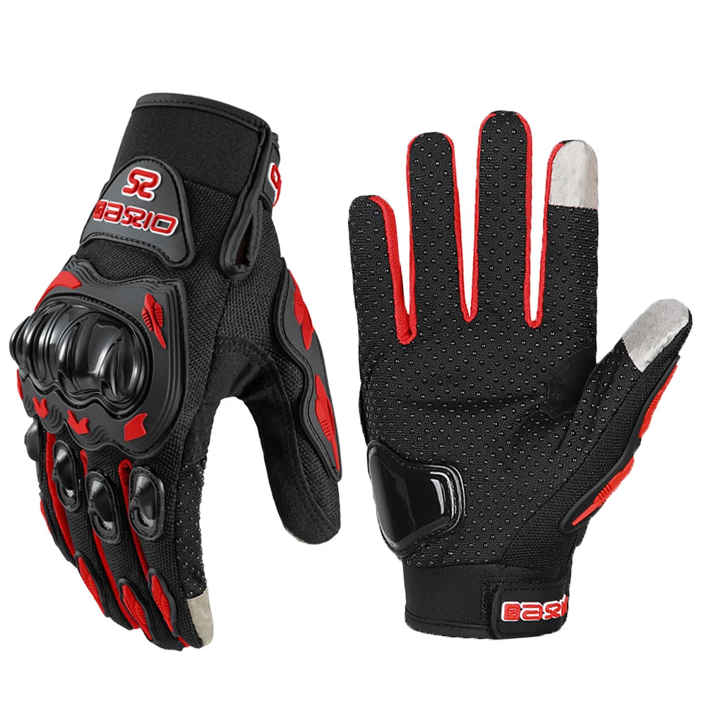 AXIO Summer Motorcycle Cycling Glove Touchscreen Motocross Glove ATV MTB Mesh Breathable Motorbike Glove Wear-resistant Non-slip