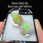 Natural Ethiopia Opal Gem Mineral Specimen Box