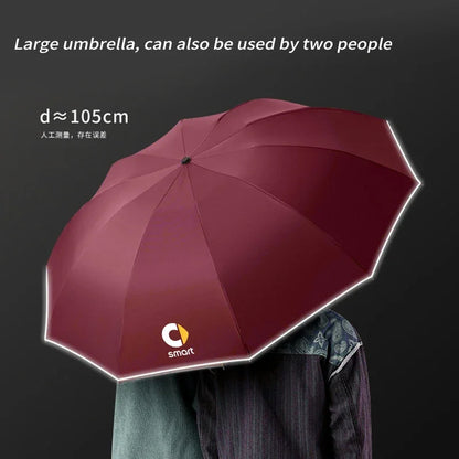 For Smart Eq Fortwo Forfour 453 451 452 450 454 Roadste Car Fully Automatic Reflective Sun Umbrella Folding Sunshade Accessories