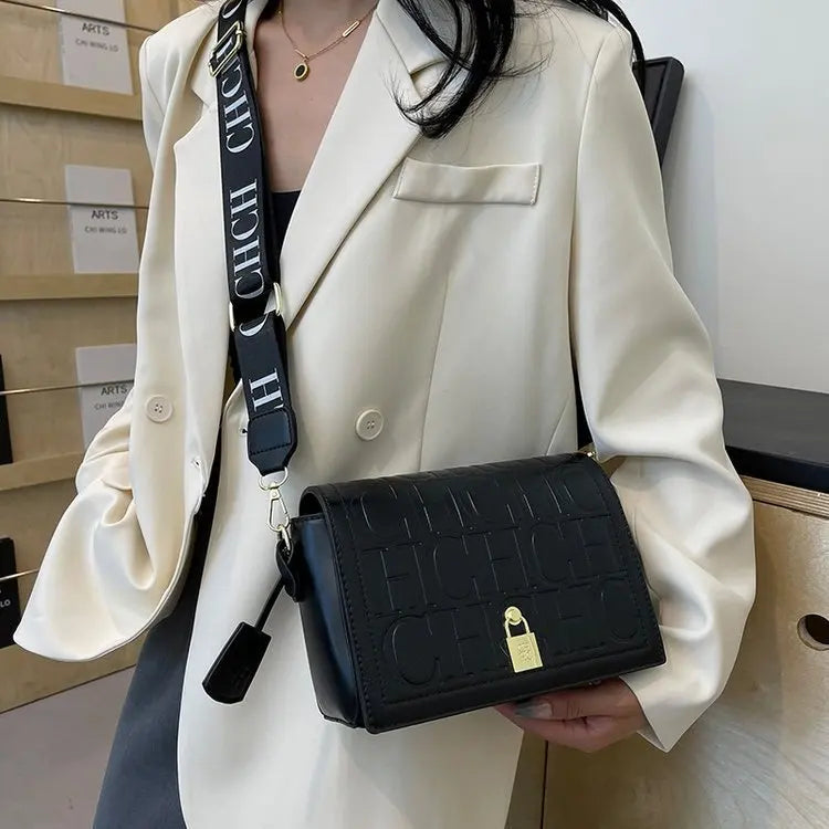 Women's Genuine Leather Color Block Crossbody Tote