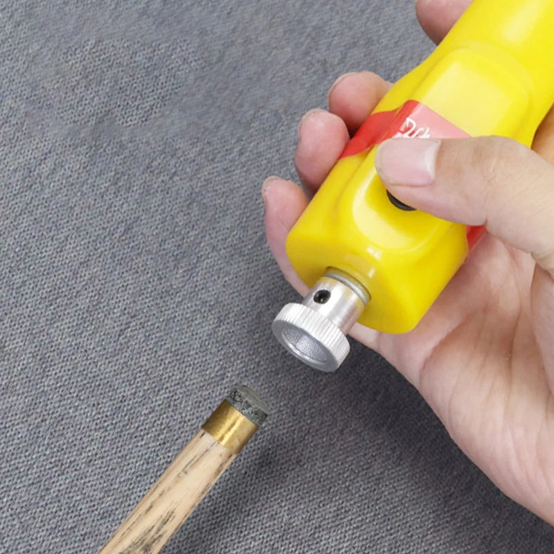 Electric Billiard Cue Tip Shaper Billiard Pool Tip Scuffer Shaper Portable Pool Cue Tip Adjuster And Repair Tool For Changing