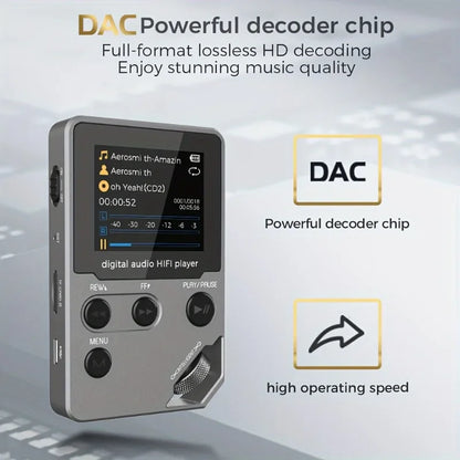 8GB Lossless Bluetooth MP3 Player with FM Radio