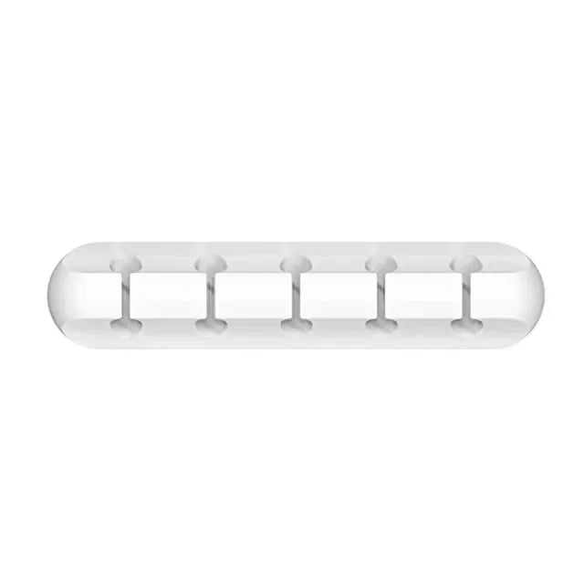 VIKEFON Silicone USB Cable Winder & Adhesive Clips