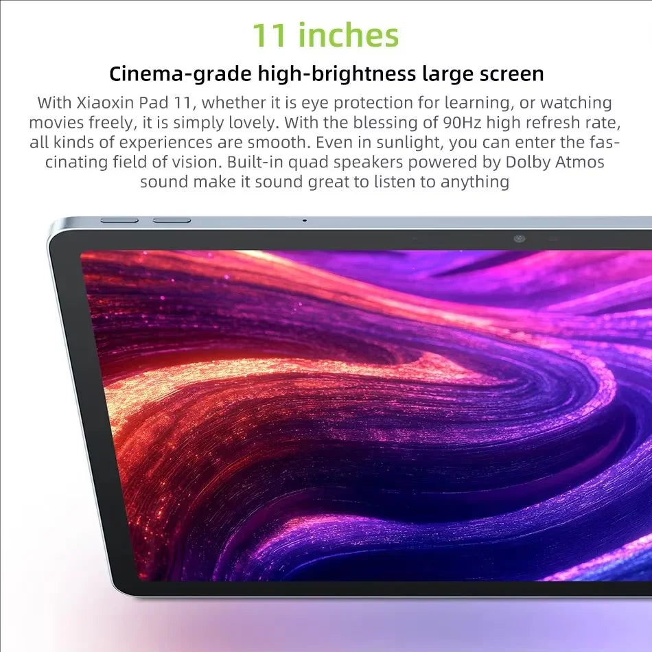 Global ROM Lenovo Xiaoxin Pad 11 2025 Tab 128GB 256GB Dimensity 6300 11" 2.5K Screen 7040mAh WIFI Android Pad Google Play Tablet