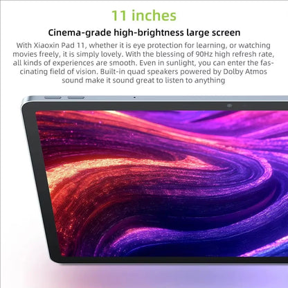 Global ROM Lenovo Xiaoxin Pad 11 2025 Tab 128GB 256GB Dimensity 6300 11" 2.5K Screen 7040mAh WIFI Android Pad Google Play Tablet