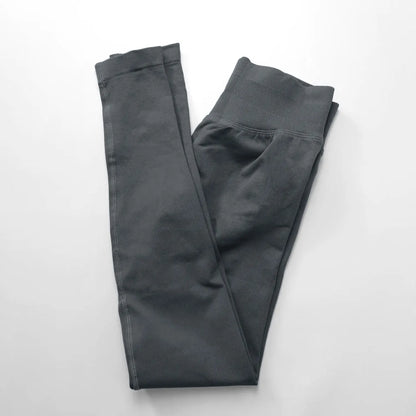 NCLAGEN Impact Leggings Damen Nahtlose Sport Yoga Hosen Niedrig Gerippter Bund Fitnessstudio Kleidung Fitness Workout Leggings Scrunch Butt Strumpfhose