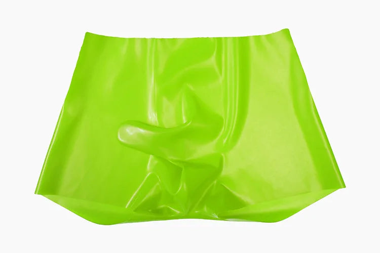 Herren Fetisch Latex Höschen Gummi Boxershorts Peniskondom Unterwäsche Kondom Cock Pouch Shorts Sexy Unterhosen für Herren