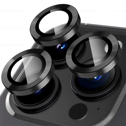 3-2PCS Camera Lens Protector For iPhone 17 Pro Max 17Pro 17Air Metal Ring Protector Glass For iPhone 14 15 16 ProMax Camera Lens