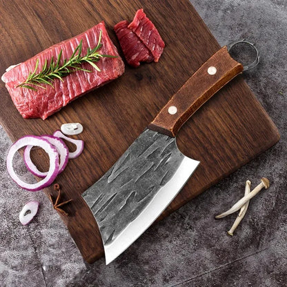 Cleaver Knife Slicing Fish Meat Vegetables Boning Butcher Knife Stainless Steel Wooden Handle Kitchen Knives Chef Cooking Knifes