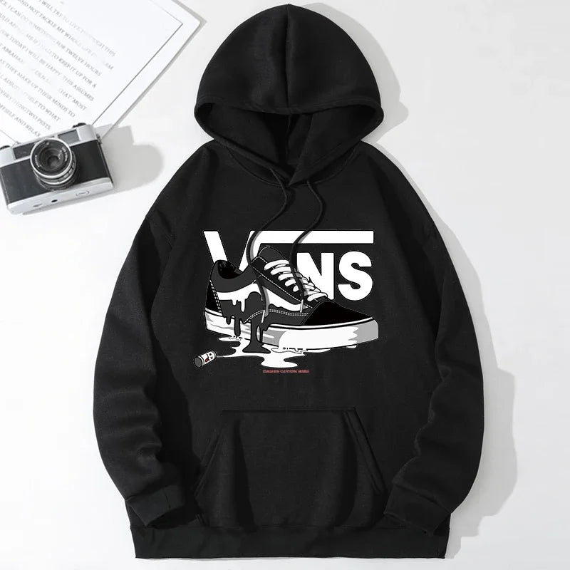 Exclusive Collab Fleece Hoodie Unisex Casual Pullover