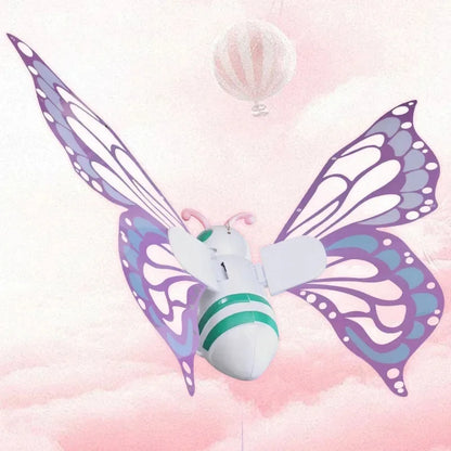 Elektrische Schmetterlingsflügel, bewegliche Elfenflügel mit Licht, Feenflügel für Kindergeburtstag, Weihnachten, Cosplay, Anzieh-Engelsflügel für Mädchen, Spielzeug