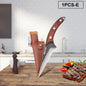 Professional Kitchen Forged Knife BBQ Cooking Chef Knives Wooden Handle Meat Cleaver Fruit Cutter Boning Knife Kitchen Supplies
