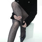 Vintage Dot Sheer Tights Women Summer Thin Nylon High Waist Stockings Pantyhose Silky Footed Tights for Women 2025 Y2K Style