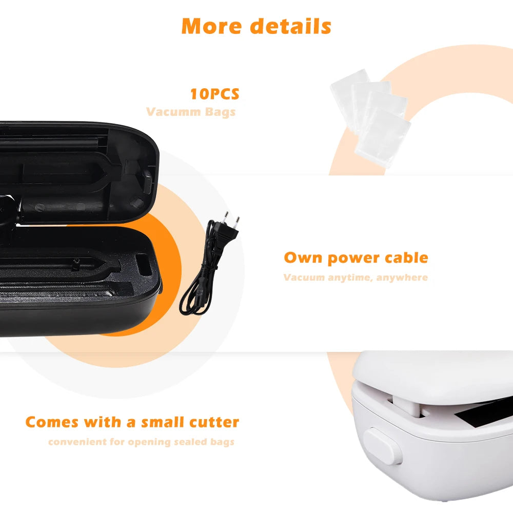 saengQ Vacuum Sealer Machine | Food Sealer with 10 Free Bags