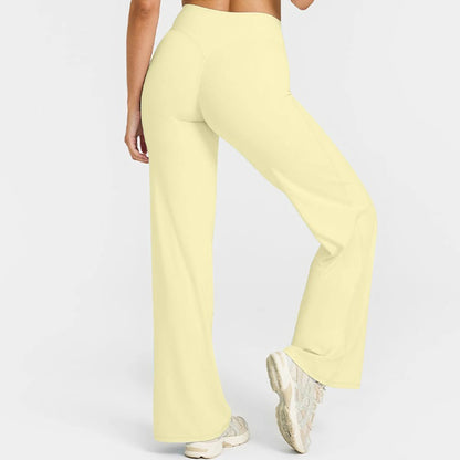 Oner Active Flared Leggings Leggings mit geradem Bein Damen Wide-Leg Pants Yoga Atmungsaktive Fitnesskleidung Vielseitige Freizeithose