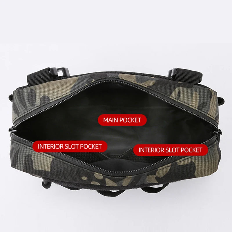 Anglerweste Angeltasche Herren Camo Angelköder Utility Brusttasche Bauchtasche Outdoor Bergsteigen Camping Wandern Jagen