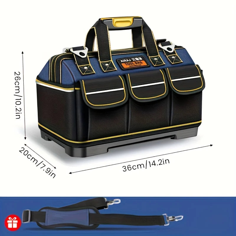 AIRAJ Multifunktionale Werkzeugtaschen 1680D Oxford-Gewebe Elektrikertaschen Wasserdicht und verschleißfest Hochleistungs-Aufbewahrungstaschen