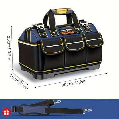 AIRAJ Multifunktionale Werkzeugtaschen 1680D Oxford-Gewebe Elektrikertaschen Wasserdicht und verschleißfest Hochleistungs-Aufbewahrungstaschen