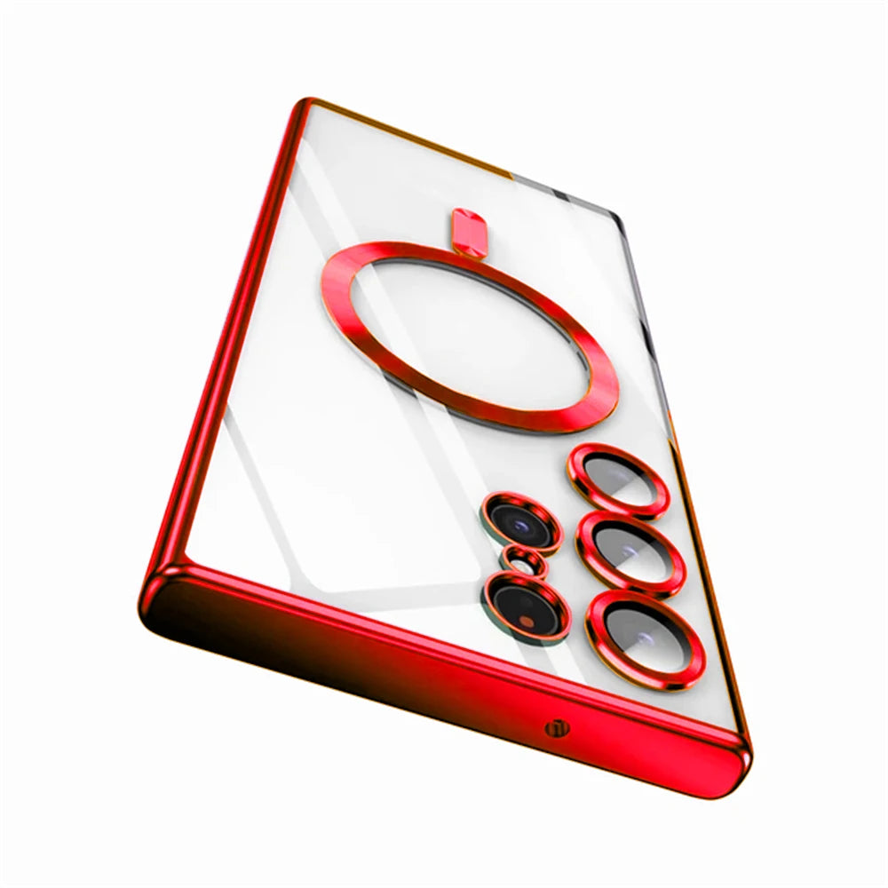Luxury Magnetic Magsafe Case – Samsung S21-S25 Ultra