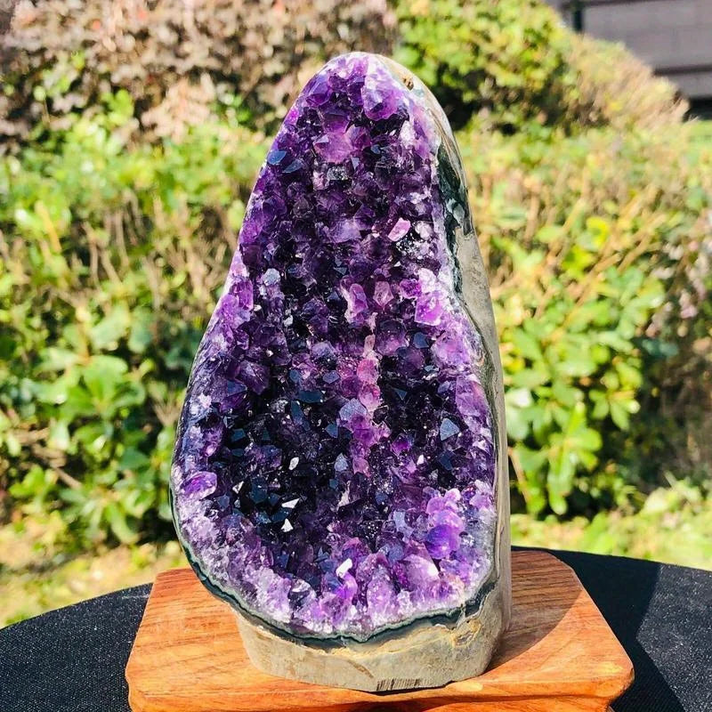 Natural Amethyst Rough Stone Cluster Gemstone Gift