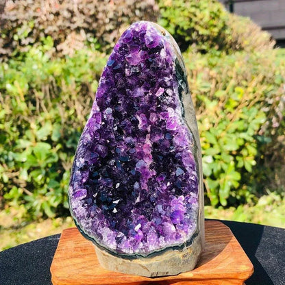 Natural Amethyst Rough Stone Cluster Gemstone Gift