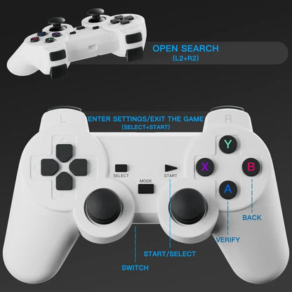 P30Plus Projector game console HD output projector intelligent portable Home WiFi Android11 4k 3D Retro Video Game Consoles
