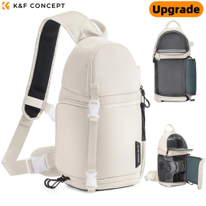 K&F Concept Camera bag Photography Backpack 10L Waterproof Camera Sling Backpack DSLR/SLR Camera Case Sony Fuji Photography Bags