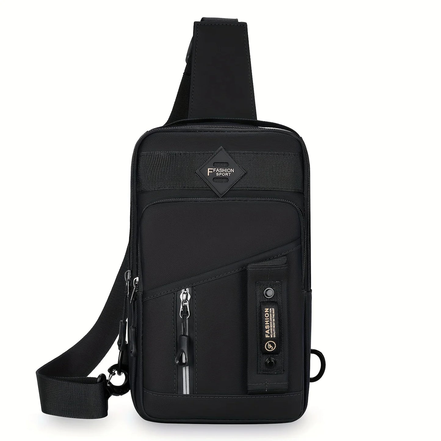 New Men Shoulder Bags Chest Bag Multifuncional Crossbody Bags Travel Sling Bag