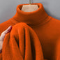 Sweatwear Herren Anti-Pilling Hochwertiger Strick Rollkragenpullover Slim Fit Langarm Pullover Einfarbig Trend Herrenbekleidung