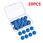 20PCS 9/10/11/12/13mm Billiard Pool Cue Tips M Hardness Table Billiard Snooker Cue Stick Tip Billiard Cue Accessories