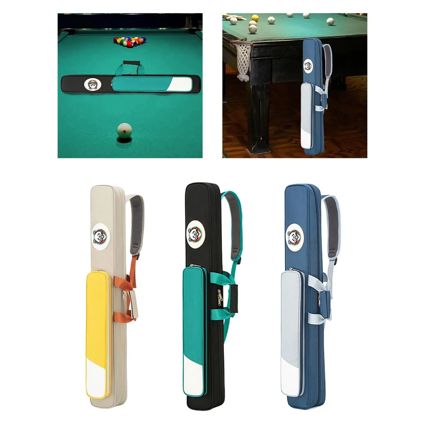 Pool Cue Case 5 Holes – Billiard Organizer Carry Bag